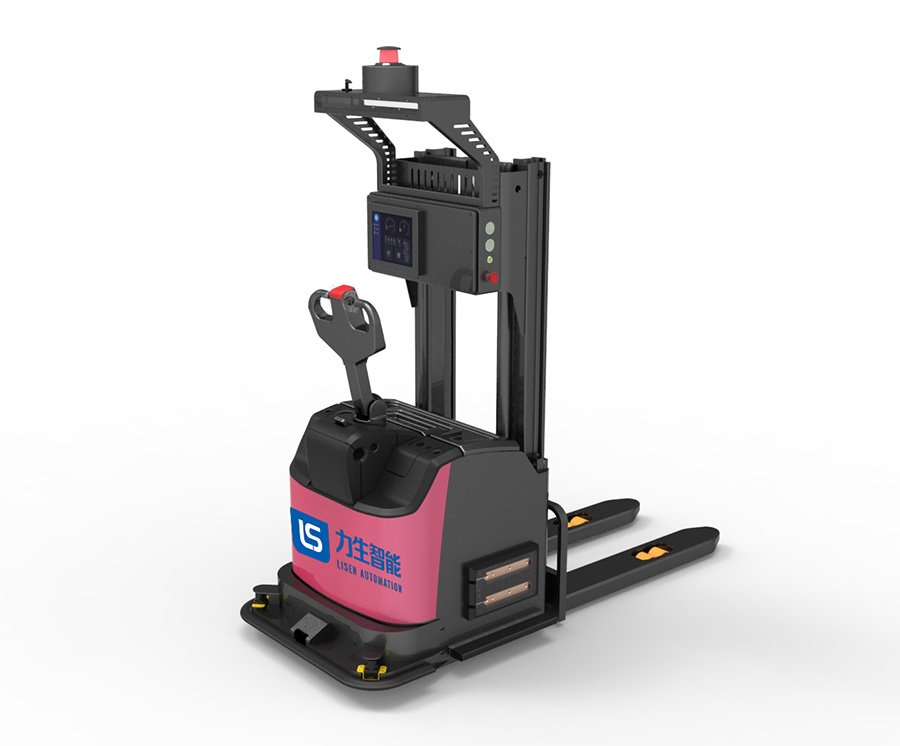 堆垛式激光叉车